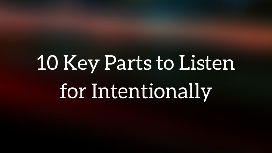 10 Key Parts To Listen For Intentionally | Keyboarding Church